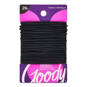 Goody Ouchless Elastics Black | 29 count