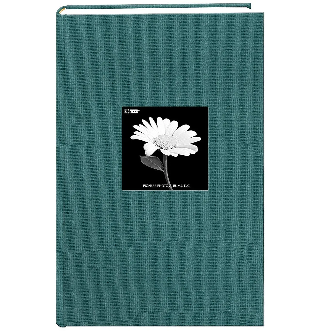 Pioneer Photo Albums Fabric Frame 300 Pkt 4x6 Photo Album | Majestic Teal | Black | Blue
