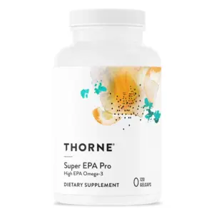 Thorne Super EPA Pro | Omega-3 Fish Oil with High Concentration EPA | Promotes Heart Health & Blood Lipid Support | 120 Gelcaps