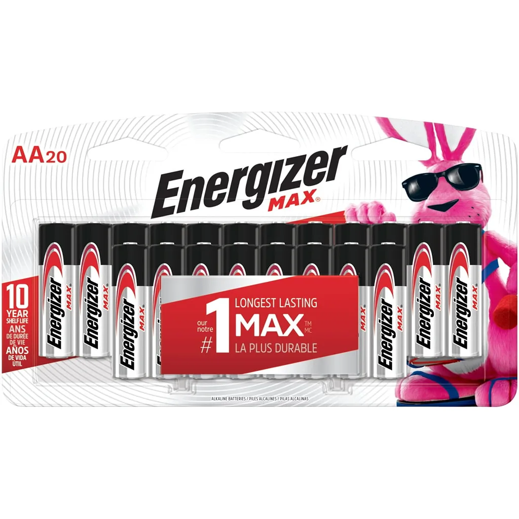 Energizer MAX AA Batteries (16 Pack) | Double A Alkaline Batteries
