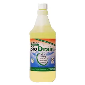 Invade Bio Drain Clog Remover | Citrus Scent | 32 Fluid Ounce