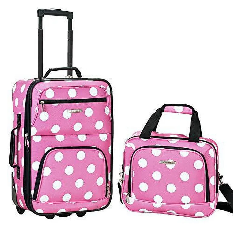 Rockland Luggage Rio SoftSide 2-Piece Carry-On Luggage Set (Premium Edition)