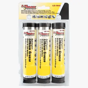 Lumax LX-1901 Lithium Grease Cartridge | 3 Ounce | 3 Pack