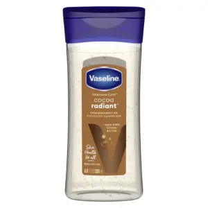 Vaseline Intensive Care Cocoa Radiant Body Gel Oil for Glowing Skin | 6.8 Ounce | 1