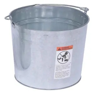Manufacturer Varies Bucket,Steel,Silver,Open Head BKT-GAL-500 (Premium Edition)