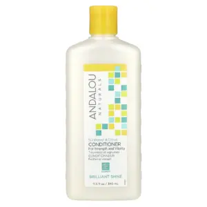 Andalou Naturals Sunflower and Citrus Conditioner | Brilliant Shine | 11.5 Ounce