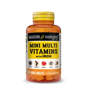 Mason Natural | Mini Multi Vitamin with Iron | General Wellness | Unisex | 365 Tablets | Single