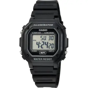 Casio Men's Digital Illuminator Sport Watch | Black Resin F108WH-1ACF