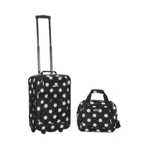 Rockland Luggage Rio SoftSide 2-Piece Carry-On Luggage Set (Premium Edition)