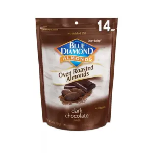Blue Diamond Almonds | Oven Roasted Cocoa Almonds | 14 Ounce