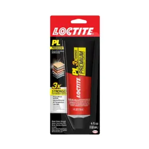 Loctite Pl Premium Polyurethane Construction Adhesive Pack of 1 | Tan 4 fl Ounce Tube | Single