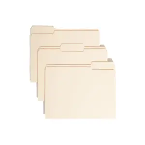 Smead Manila Folders 1/3 Cut Tab | 24 per Pack | Letter Size (11928)