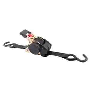 Erickson 1 X 10' 1200 Lb Re-Tractable Rachet Tie Down Black (Premium Edition)