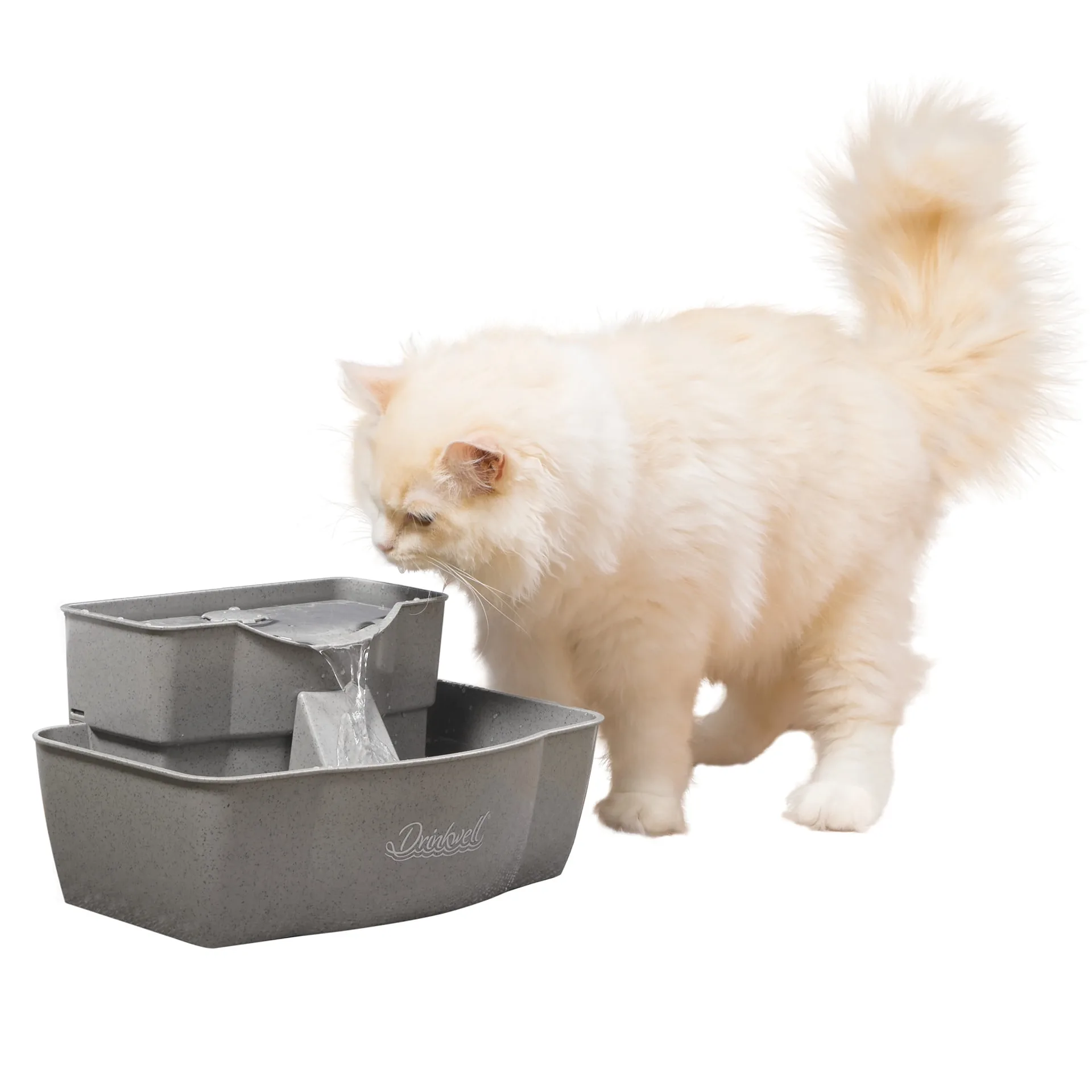 PetSafe Drinkwell Multi-Tier Pet Fountain | Automatic Dog & Cat Water Bowl | 100 Ounce