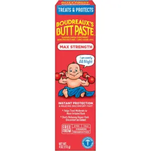 Boudreaux's Butt Paste Diaper Rash Ointment Extra Protection | 4 Ounce