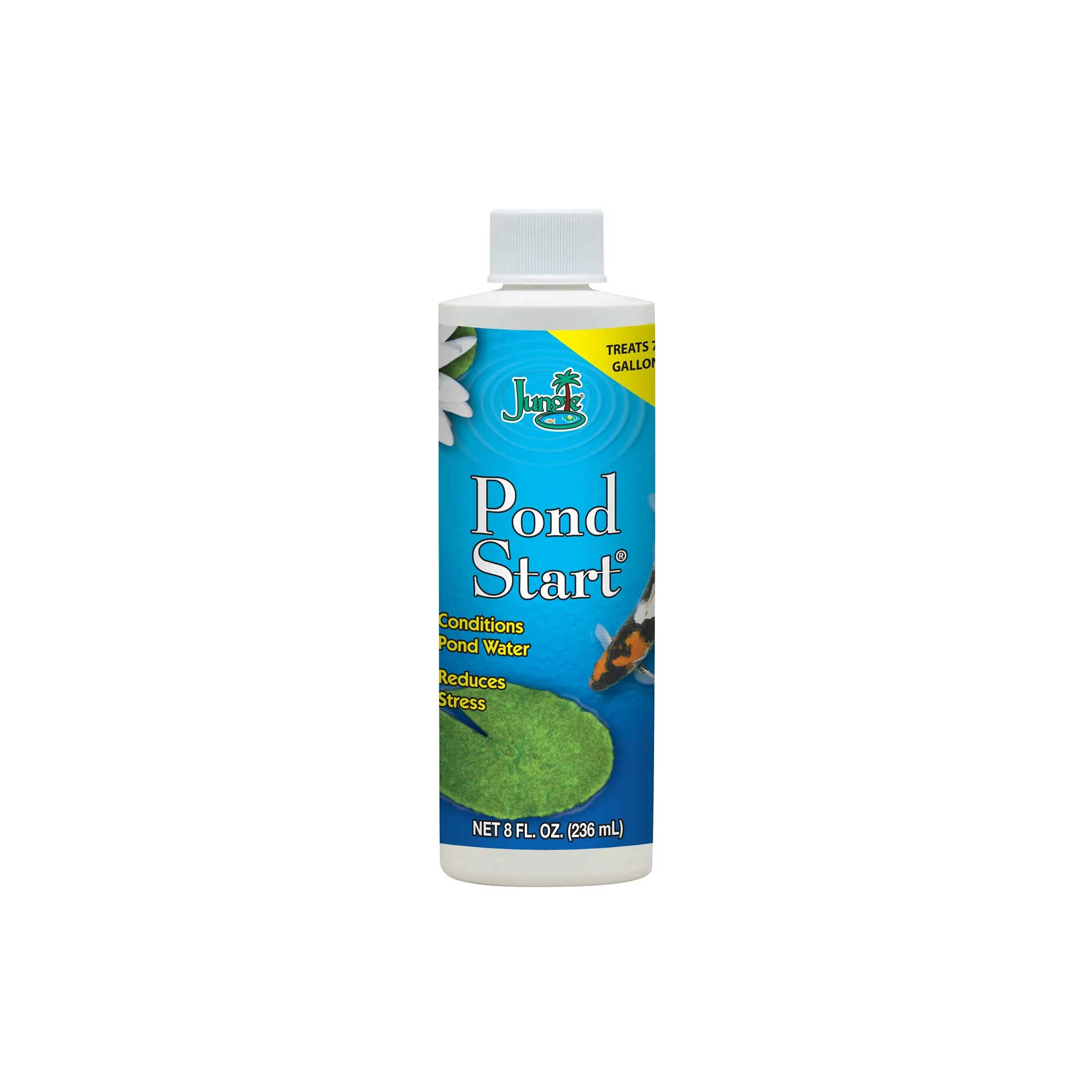 Jungle Pond Start | Pond Water Treatment Solution for Outdoor Ponds | 8 Ounce. | 1