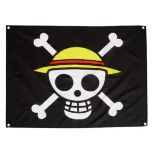 One Piece Luffy Pirate Licensed Anime Flag GE-6468 (Premium Edition)