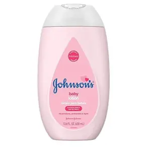 Johnson's Baby Moisturizing Pink Baby Lotion Paraben-Free | Dye-Free | Phthalate-Free | 13.6 Ounce | 6 Pack