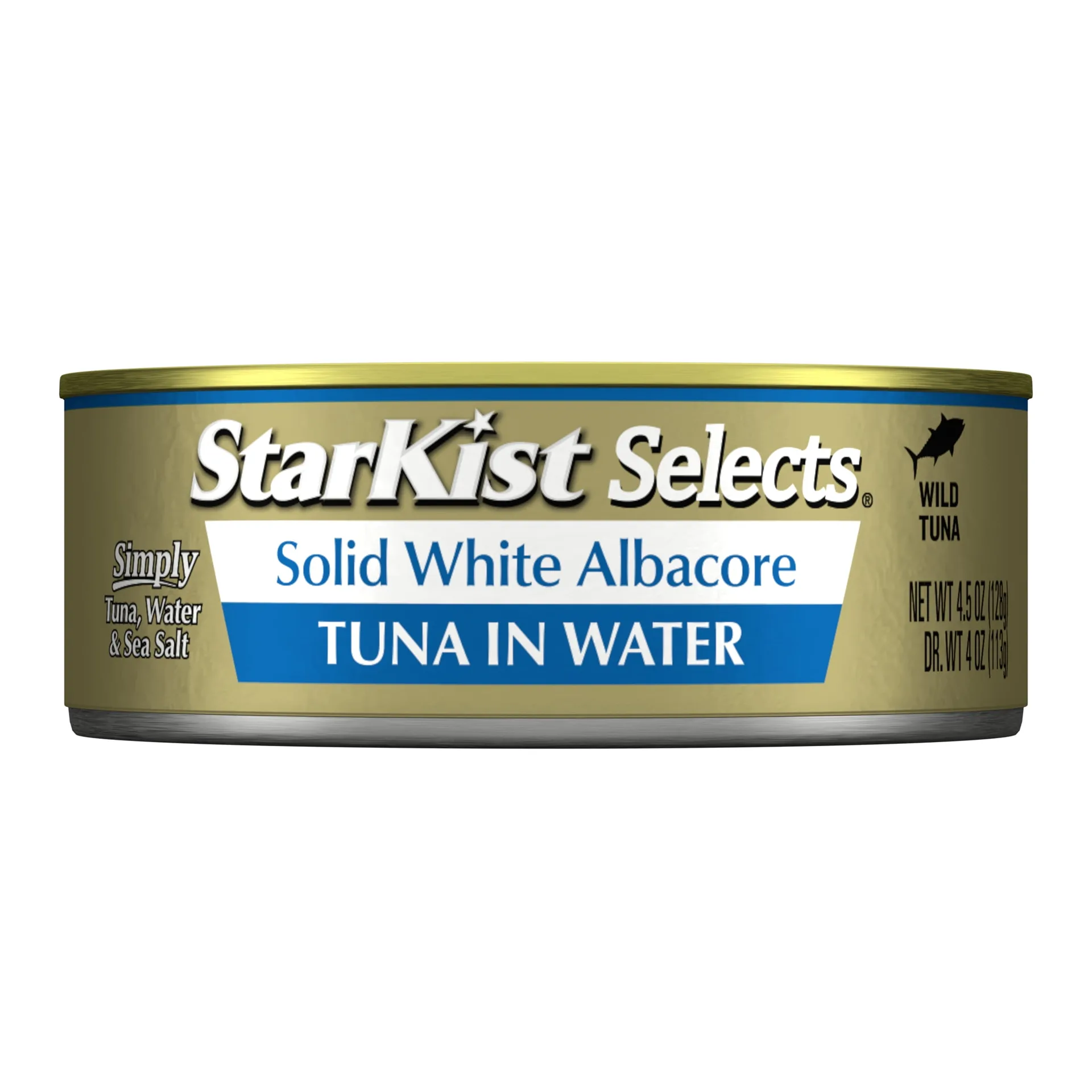 StarKist Selects Solid White Albacore Tuna Inch Water | 4.5 Ounce Can | Single