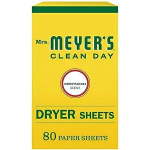 Dryer | Fabric Softener | Reduces Static | Infused with Oils | Honeysuckle | 80 Count