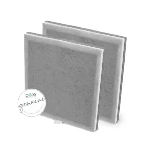 Pure Enrichment Genuine 3-Inch-1 True HEPA Replacement Filter for the PureZone Air Purifier (PEAIRPLG) | Grey | Gray