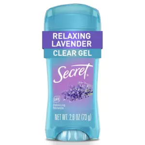Secret Fresh Clear Gel Antiperspirant Deodorant for Women | Lavender | 2.6 Ounce