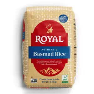 Authentic Royal Naturally Aged Indian White Basmati Rice | Long-Grain | Gluten-Free | 2 lbs