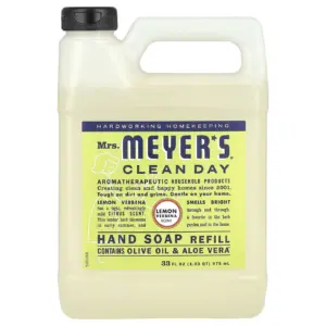 Mrs. Meyer's Clean Day Liquid Hand Soap Refill | Lemon Verbana | 33 fl Ounce