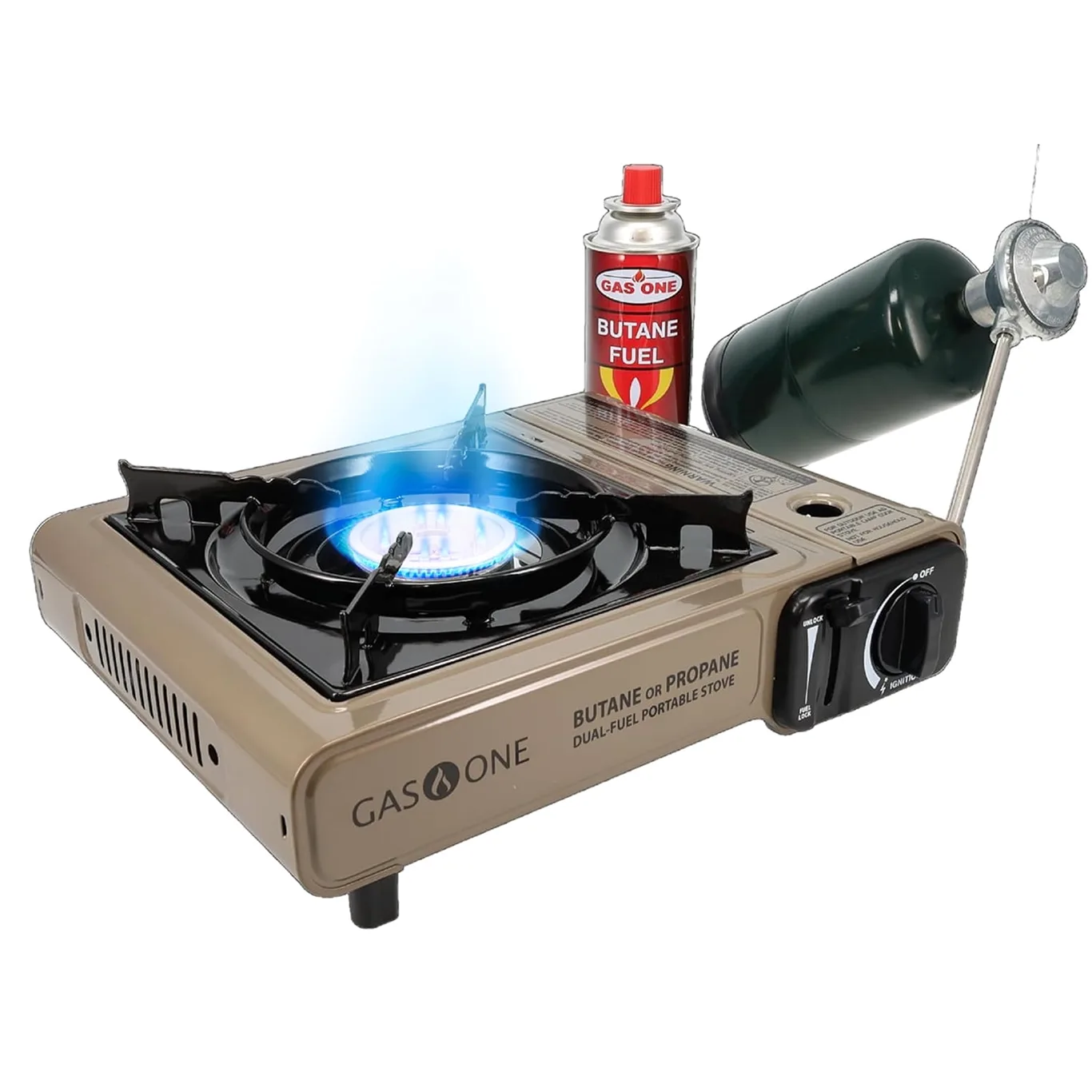 GasOne Butane or Propane Portable Gas Stove (Premium Edition)