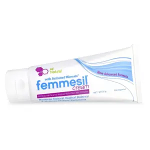 Femmesil Vaginal Anti-Itch Cream Natural Relief for Itch | Odor & Yeast Infection (50gm Tube)