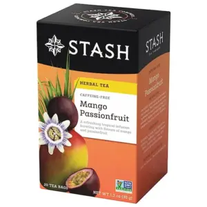 Stash Tea Mango Passionfruit Herbal Tea | 20 Ct | 1.3 Ounce