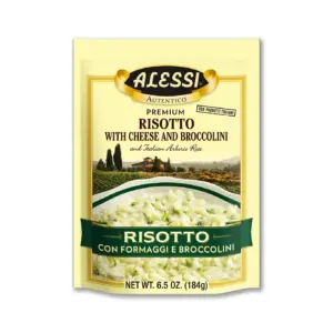 Alessi Risotto with Cheese & Broccolini Rice | 8 Ounce