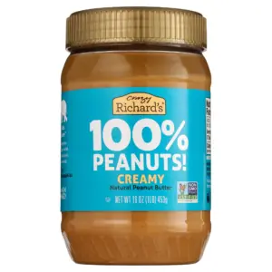 Crazy Richard's All-Natural Creamy Peanut Butter | 16 Ounce | Single