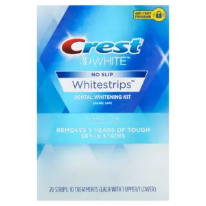 Crest 3D White Whitestrips Classic Vivid Teeth Whitening Kit | 10 Treatments