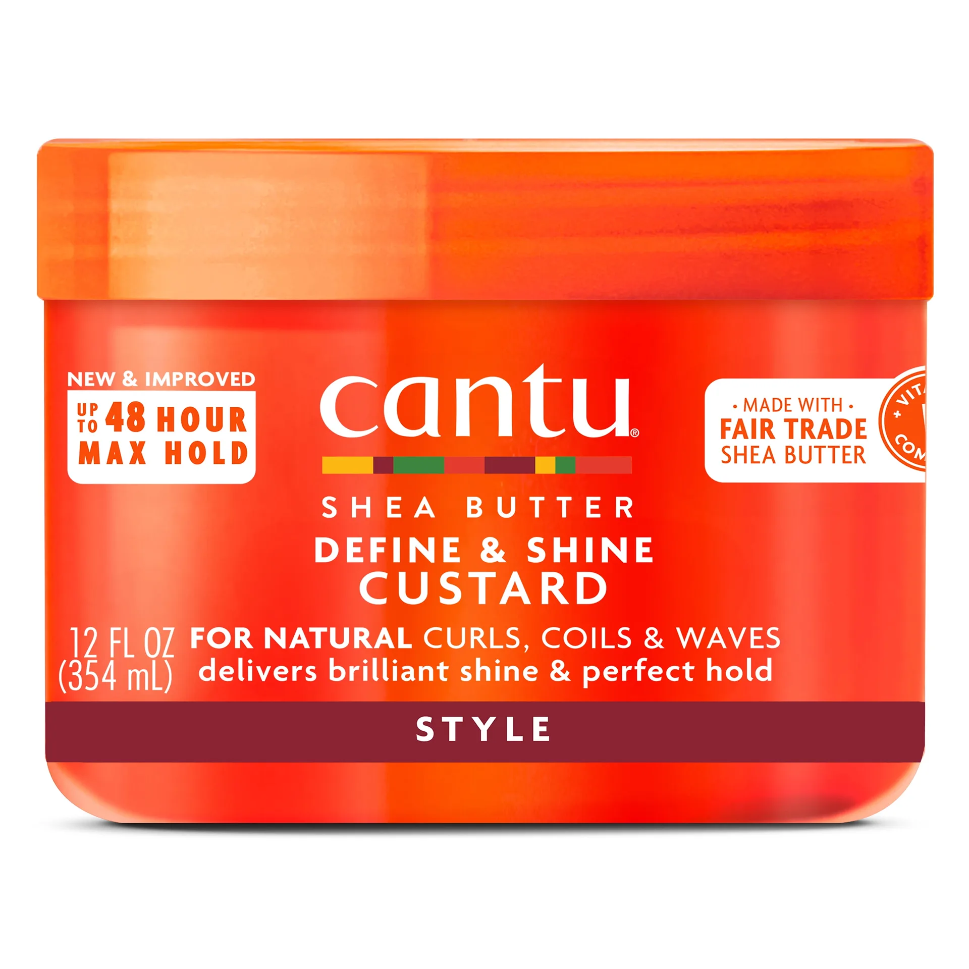 Cantu Define and Shine Custard with Shea Butter | 12 fl Ounce | 12 Ounce