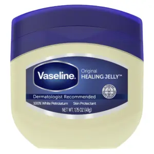 Vaseline 100% Pure Petroleum Jelly Original Unscented Body Moisturizer for All Skin Dryness | 1.75 Ounce