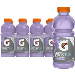 Gatorade Frost Thirst Quencher Riptide Rush Sports Drinks | 20 fl Ounce | 8 Count Bottles