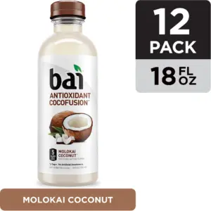 Bai Molokai Coconut Antioxidant Infused Water Beverage | 18 fl Ounce | Bottle