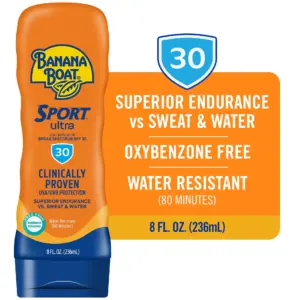 Banana Boat Sport Ultra SPF 30 Sunscreen Lotion | Sport Sunscreen | Adult Sunblock Lotion | 8 fl Ounce | Single