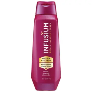 Infusium Repair and Volumize and Renew Nourishing Conditioner | Collagen | Building Peptides and Hyaluronic Acid for Dry and Damaged Hair | 13.5 FL Ounce | Pack of 1