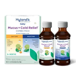 Hyland's Baby Day & Night Combo Pack for Mucus & Cold Relief | Ages 6 Months & Older | 8 fl Ounce | 8 Ounces