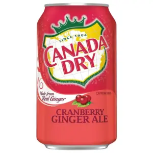 Canada Dry Cranberry Ginger Ale | 12 fl Ounce | 12 pack