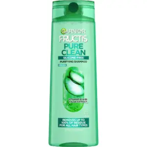Garnier Fructis Pure Clean Purifying Shampoo with Vitamins B3 and B6 | All Hair Types | 12.5 fl Ounce