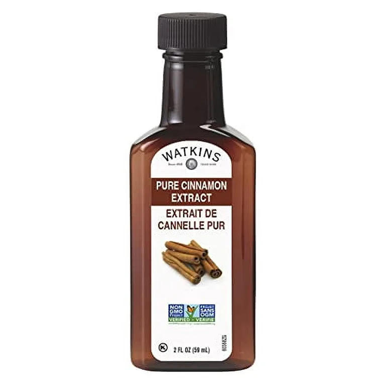 Watkins Pure Cinnamon Extract | Non-GMO | Kosher | 2 Ounce. Bottle | 1-Pack