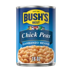 Bush's Canned Garbanzo Beans | Canned Chickpeas | 16 Ounce Can | Single