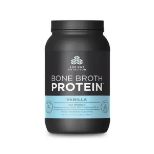Ancient Nutrition | Bone Broth Protein | Vanilla | 40 servings | 2.22 lbs (1008 g)