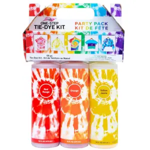 Tulip One-Step Tie-Dye Block Party 16 Ounce Kit | 6 Bright Colors