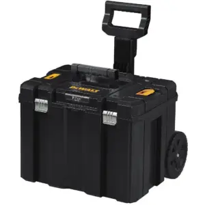 DEWALT Tool Box with Wheels | TSTAK | Deep Box DWST17820 | Black | Deep Box With Wheels
