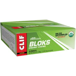 CLIF Athlete Series Bloks Salted Watermelon Energy Chews 18-2.12 Ounce. Packets