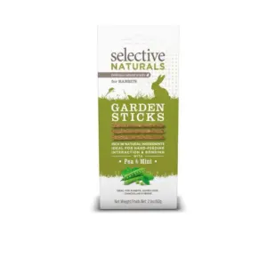 Selective Naturals Garden Sticks Pea and Mint For Rabbits 2.1-Ounce